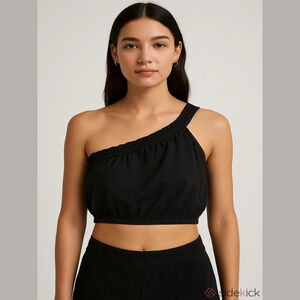 Bailey 44 Black Crop Top Women's Extra Large
